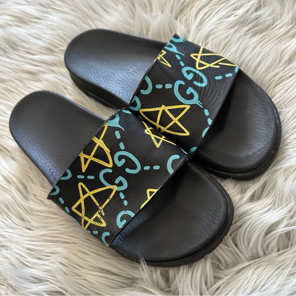 GUCCI Ghost Slides 9 Men’s - Picture 1 of 10
